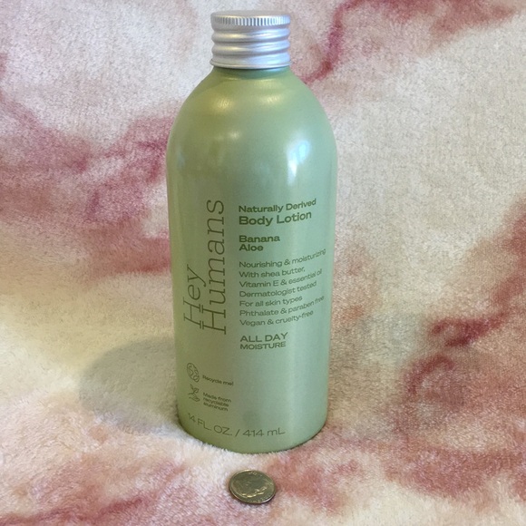 Hey Humans Scented Banana Aloe Naturally Derived Body Lotion 14oz NWT 🪴 - Picture 14 of 16